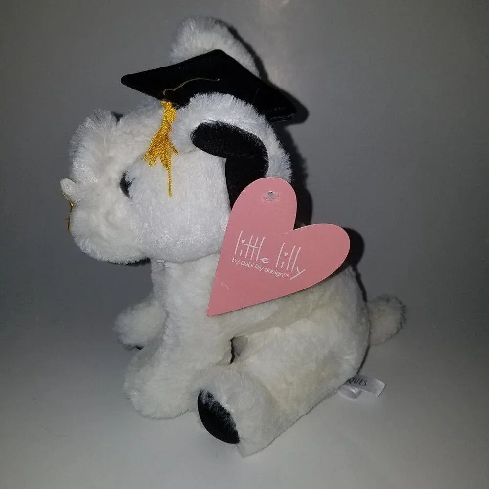 Aurora Jacques Little Lilly's Max Graduation Bulldog Puppy Dog Plush Gift w/TAG